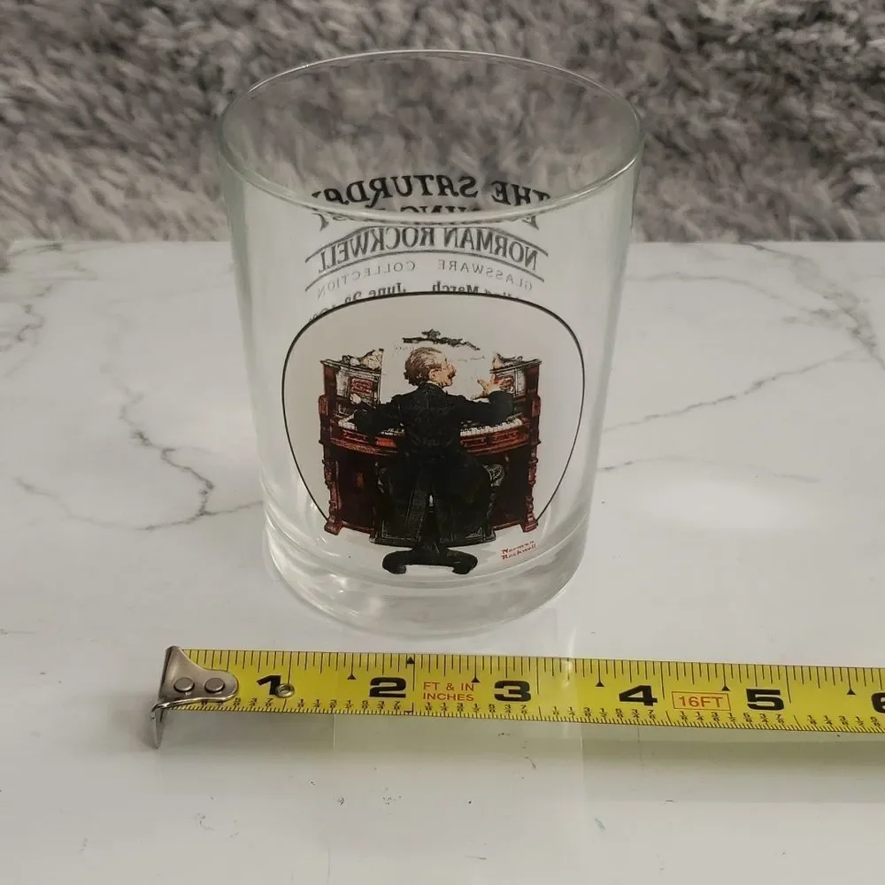 NORMAN ROCKWELL- The Saturday Evening Post Vintage Glasswear Collection